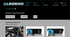 Desktop Screenshot of legendsuspensions.com